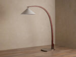 GV Monviso Wood Arc Floor Lamp - Image 2