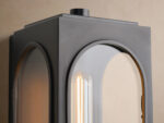GV Palladian Brass Outdoor Sconce with Arched Glass - Image 12