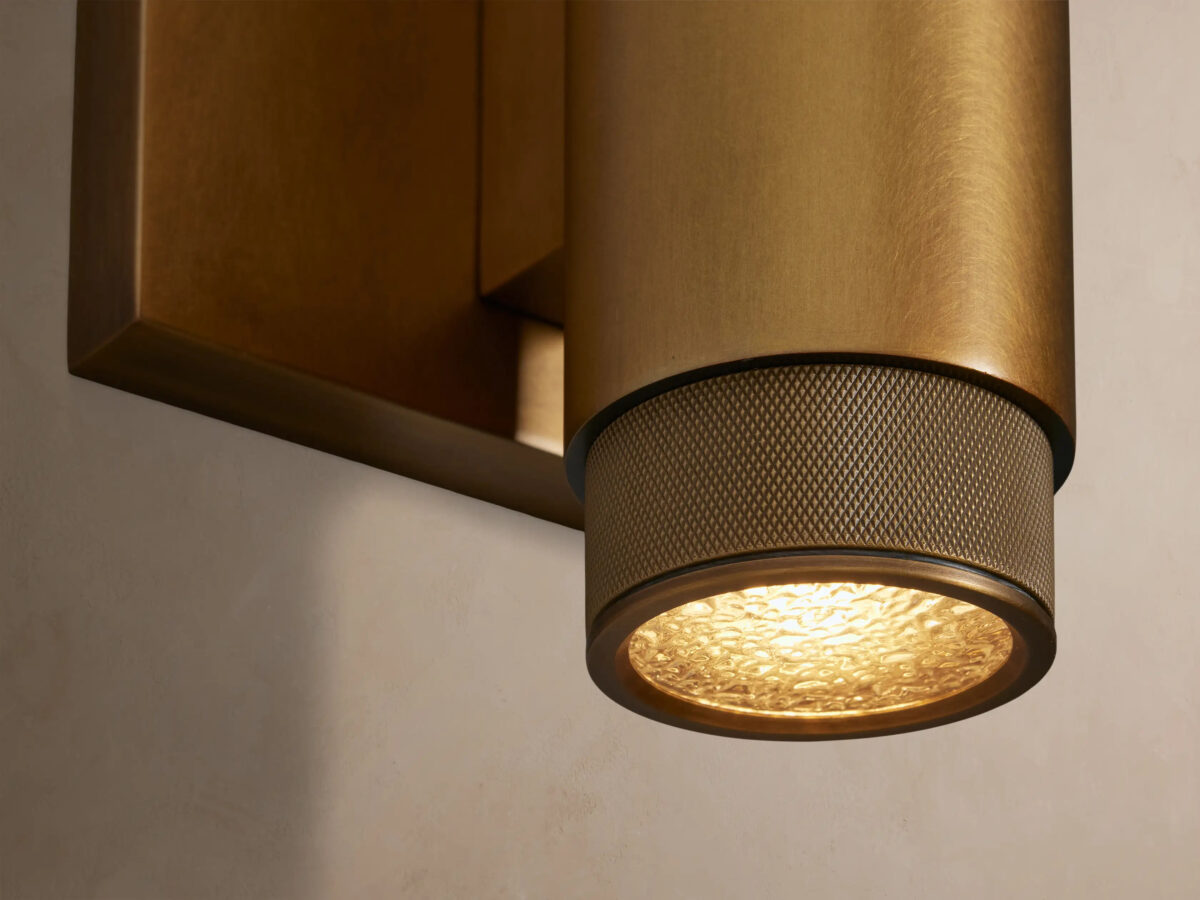 GV Spotlight Brass Outdoor Sconce - Image 3