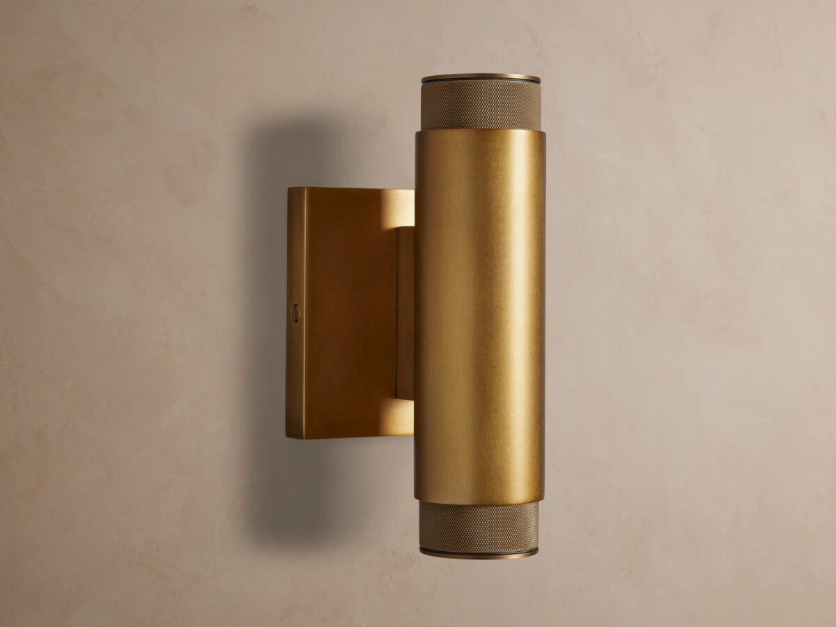 GV Spotlight Brass Outdoor Sconce - Image 2