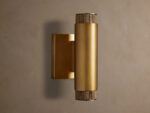 GV Spotlight Brass Outdoor Sconce