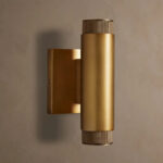 GV Spotlight Brass Outdoor Sconce