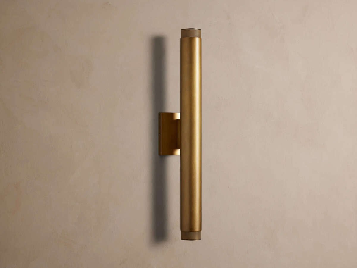 GV Spotlight Brass Outdoor Sconce - Image 8