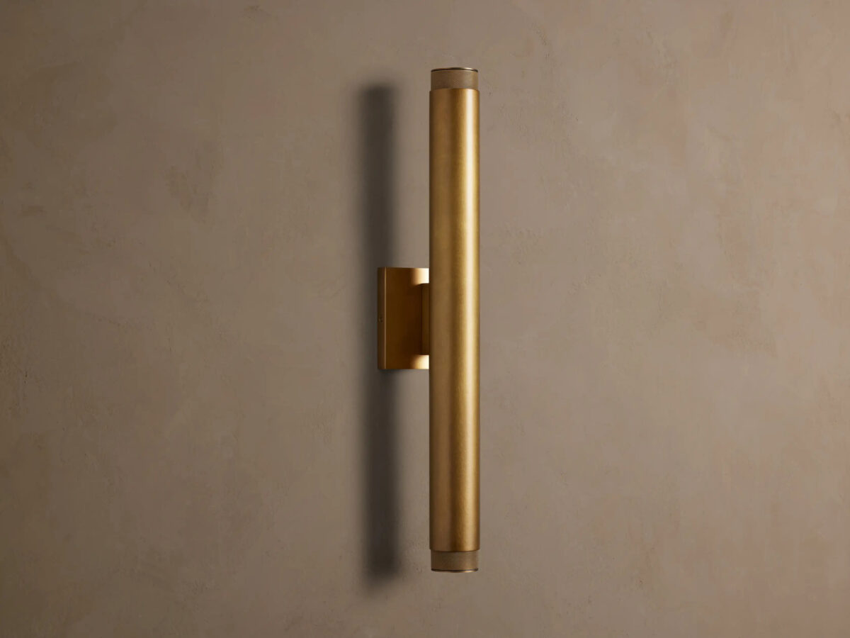 GV Spotlight Brass Outdoor Sconce - Image 7