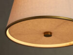 GV Fabric Cone Pendant Light in Flax - Image 3