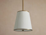 GV Fabric Cone Pendant Light in Flax - Image 6