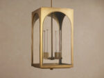GV Palladian Brass Pendant Light 28 Inch Outdoor Lantern - Image 6