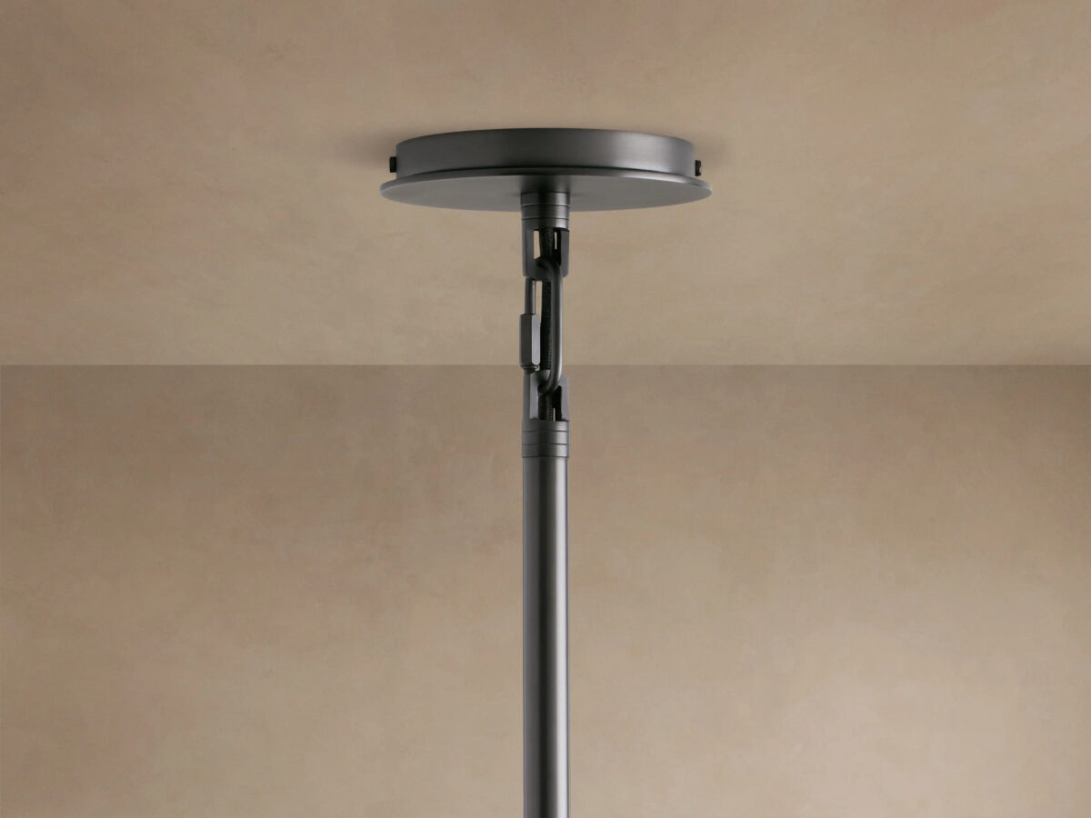 GV Palladian Brass Pendant Light 28 Inch Outdoor Lantern - Image 4