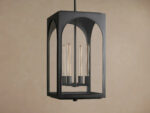 GV Palladian Brass Pendant Light 28 Inch Outdoor Lantern - Image 2