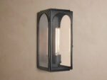 GV Palladian Brass Outdoor Sconce with Arched Glass - Image 17