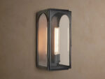 GV Palladian Brass Outdoor Sconce with Arched Glass - Image 16