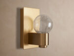 GV Casen Matte Opal Brass Glass Sconce - Image 5