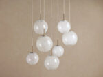 GV Casen Modern Glass Light Round Chandelier - Image 13