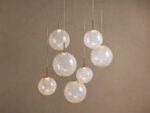 GV Casen Modern Glass Light Round Chandelier - Image 11