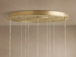 GV Casen Modern Glass Light Round Chandelier - Image 20