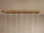 GV Glass Linear Light Casen 65 Inch Crackle Chandelier - Image 8