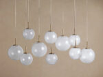 GV Glass Linear Light Casen 65 Inch Crackle Chandelier - Image 6