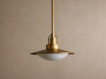 GV Brass Pendant Light Argent Adjustable Dome - Image 8