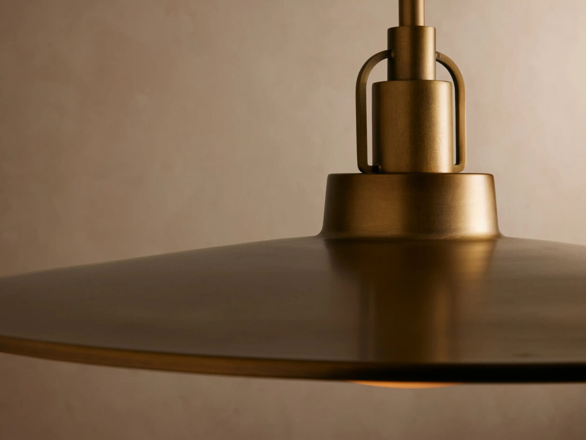 GV Brass Pendant Light Argent Adjustable Dome - Image 4