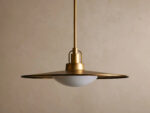 GV Brass Pendant Light Argent Adjustable Dome - Image 2