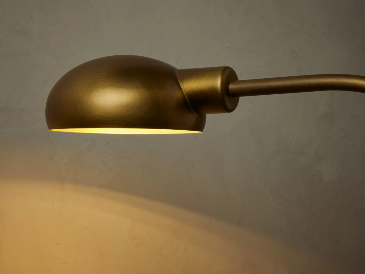 GV Bergamo Brass Task Lamp - Image 4