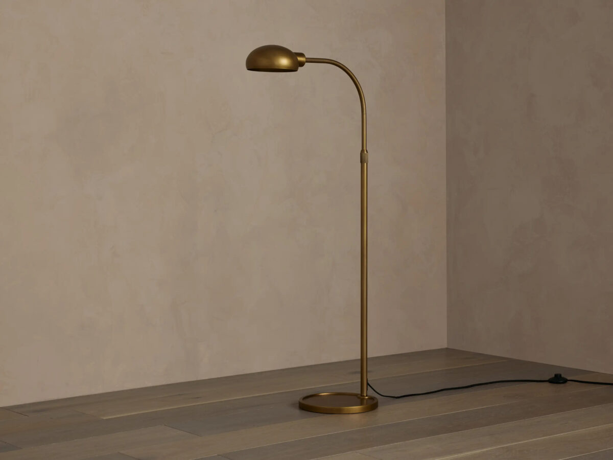 GV Bergamo Brass Task Lamp - Image 2