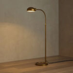 GV Bergamo Brass Task Lamp