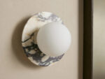 GV Corinna Modern Marble Sconce in Calacatta Gold - Image 5