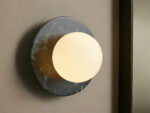 GV Corinna Modern Marble Sconce in Calacatta Gold - Image 7