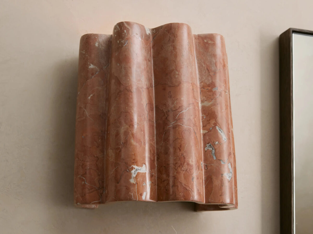 GV Modern Marble Sconce in Alicante Stone - Image 3