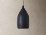 GV Iron Cone Pendant 14 Inch Black and Brass - Image 5