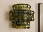 GV Modern Glass Sconce in Green Glass and Bronze - Image 2