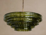 GV Ghiaccio Round Glass Chandelier - Image 2