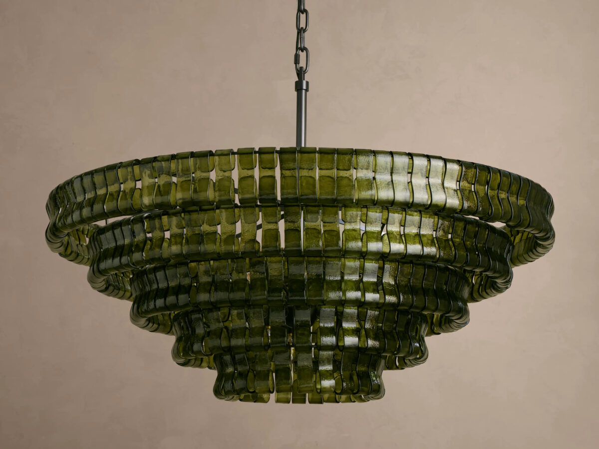 GV Ghiaccio Round Glass Chandelier - Image 11