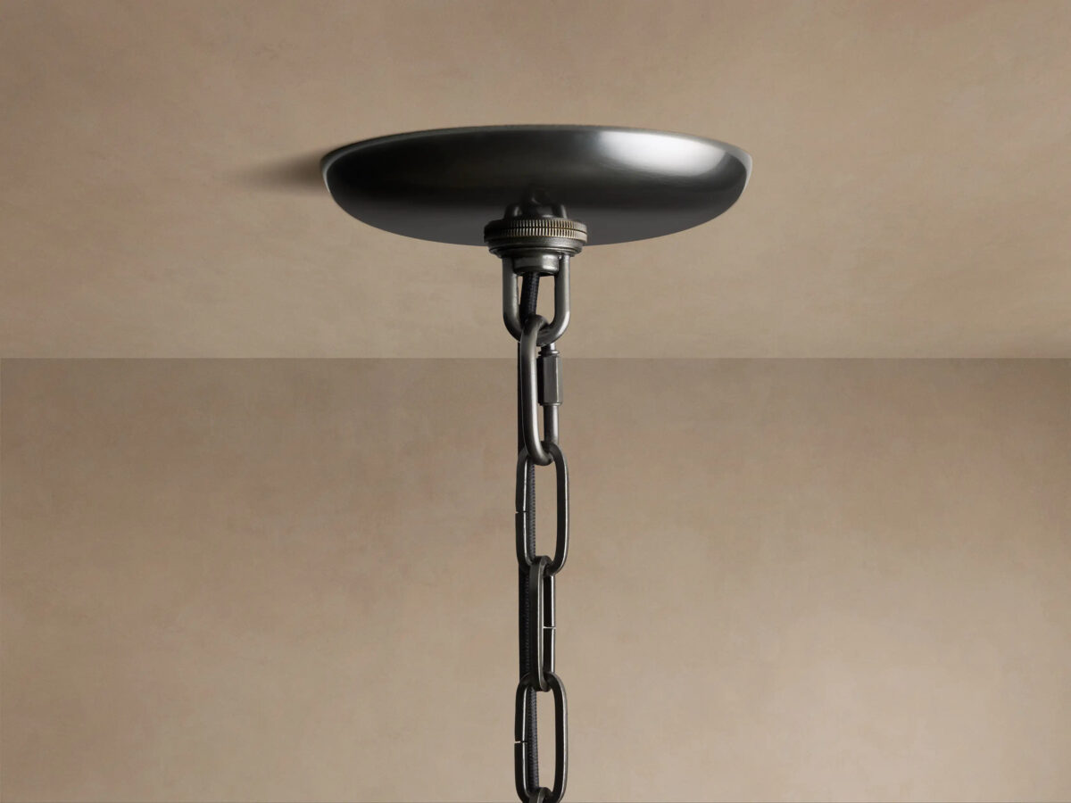 GV Ghiaccio Glass Modern Pendant in Green and Brass - Image 8