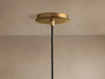 GV Glass Brass Pendant Hammered Glass Light - Image 5