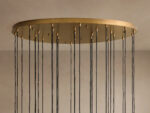 GV Glass Chandelier Colleena Hammered Round - Image 8