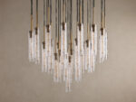 GV Glass Chandelier Colleena Hammered Round - Image 6