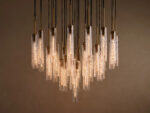 GV Glass Chandelier Colleena Hammered Round - Image 5