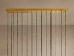 GV Linear Fluted Glass Light Chandelier - Image 2