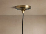 GV Brass Fan Pendant in Recycled Metal - Image 4