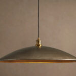 GV Brass Fan Pendant in Recycled Metal