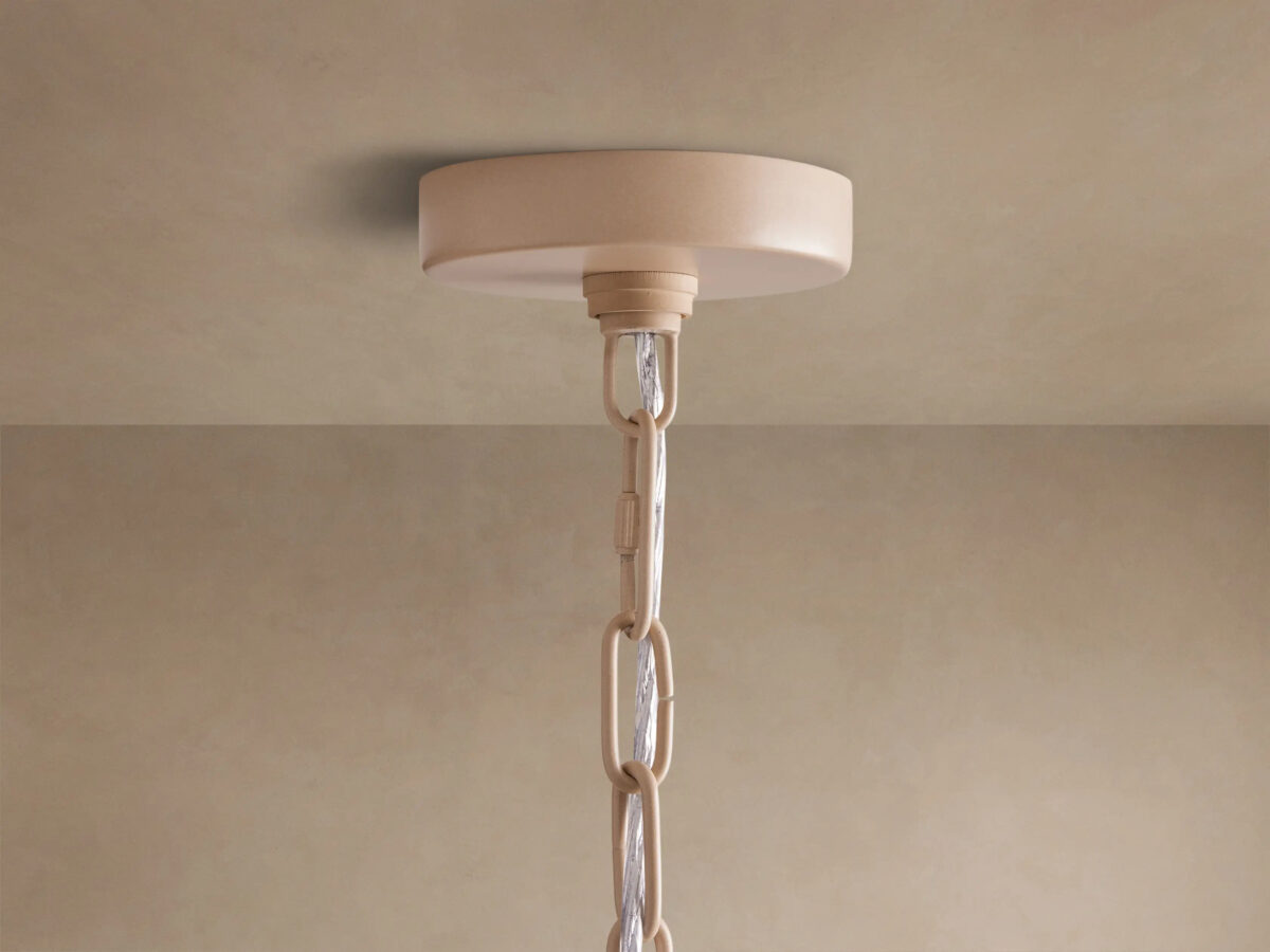 GV Wood Bead Chandelier Kash Round Light - Image 4