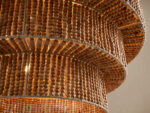 GV Wood Bead Chandelier Kash Round Light - Image 3