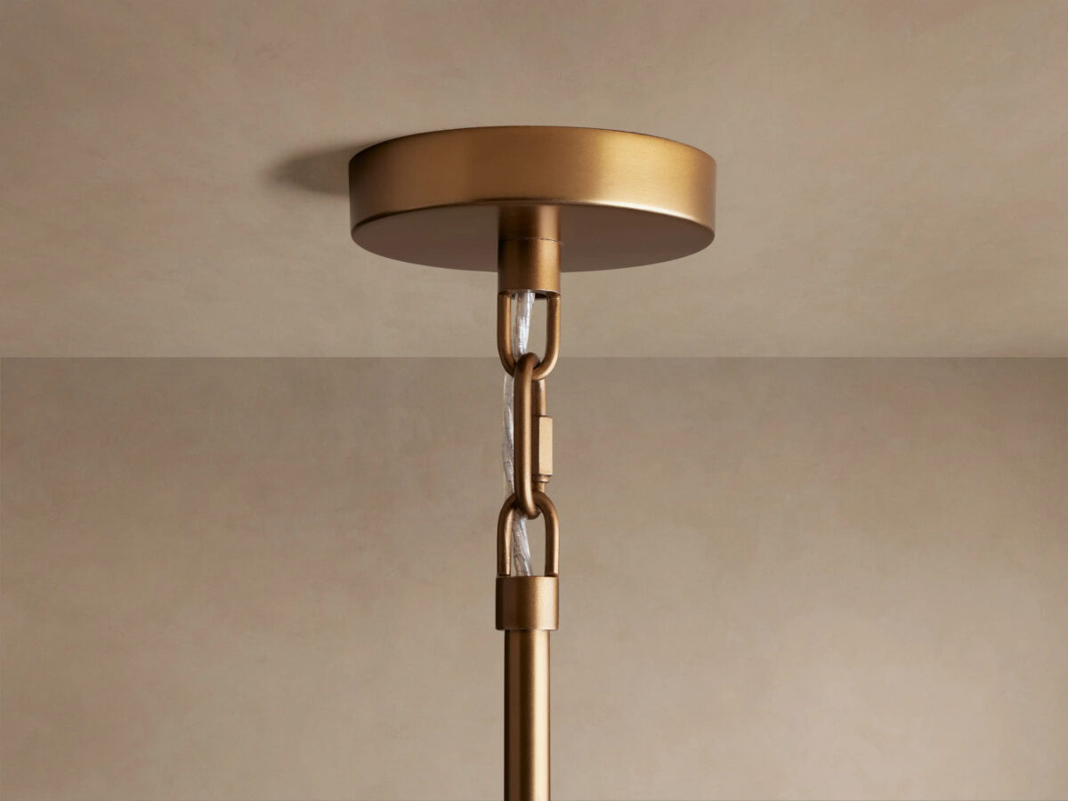 GV Saige Brass Chandelier Round 42 Inch - Image 5