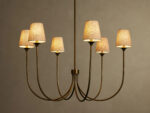 GV Saige Brass Chandelier Round 42 Inch