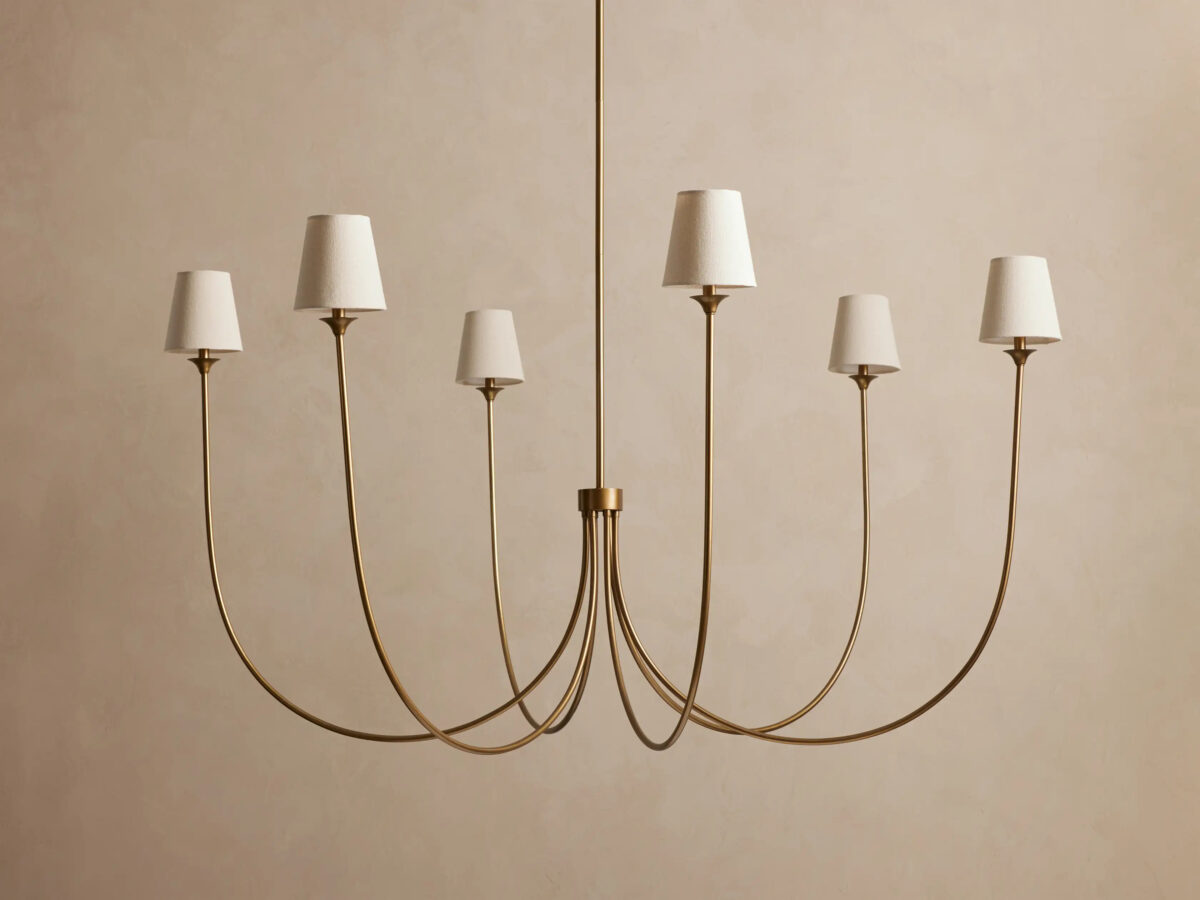 GV Saige Brass Chandelier Round 42 Inch - Image 14