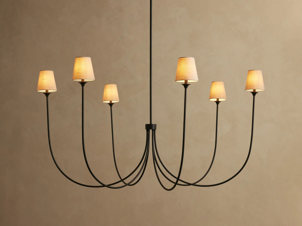 GV Saige Brass Chandelier Round 42 Inch - Image 30