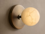 GV Girouette Modern Stone Sconce in Nickel - Image 6