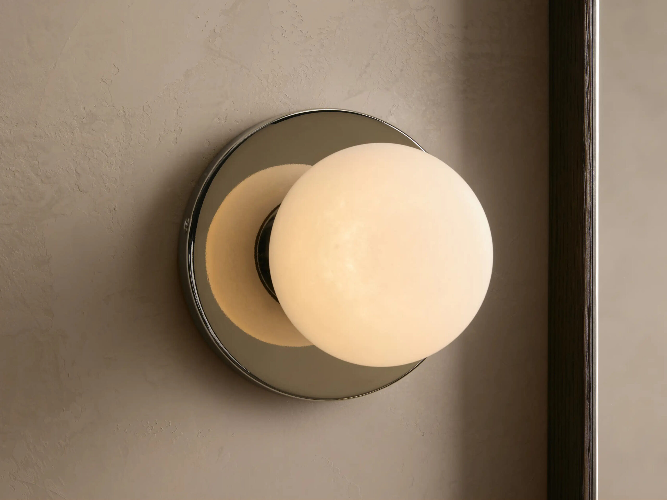 661595H08_O250708 GV Girouette Modern Stone Sconce in Nickel - Image 1